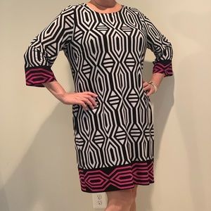 INC Geometric Shift Dress